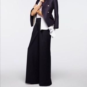 ☑️Olivia Palermo + Chelsea 28 Wide Leg  Palazzo Trousers Pants 6